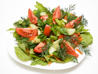 Fresh vegetable salad