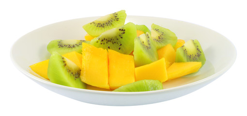 Mango isolated on white background 