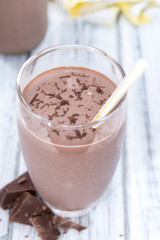 Fresh made Chocolate Milk