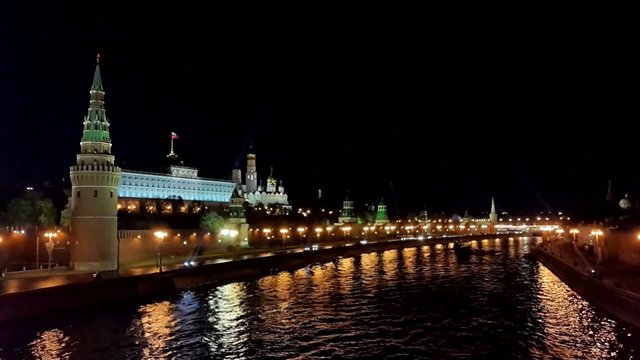 Kremlin in Moscow night view