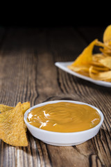 Nachos with Cheese Dip