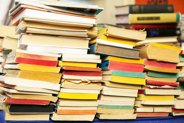 books on store shelves