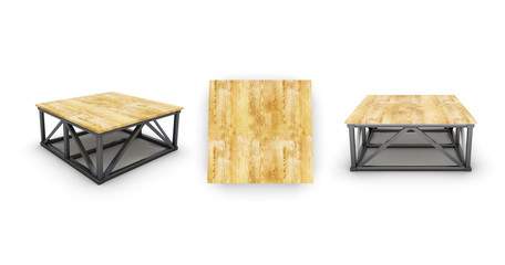 Element skate park area is flat