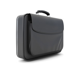 Leather briefcase for documents