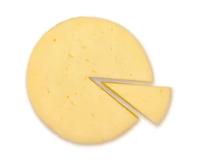Gordijnen Cheese wheel © Coprid