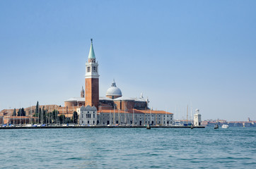 Fototapeta na wymiar San Marco, Doge's Palace and Campanile tower in Venice, Italy