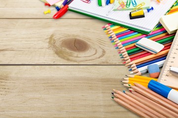Obraz premium School, back, pencil.