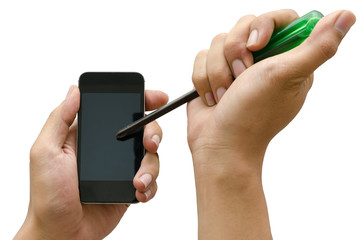 Impact-resistant glass screen