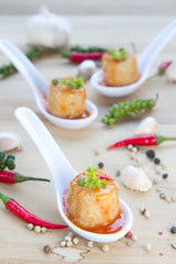 Deep Fried Chicken Roll, Thai food