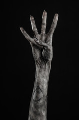 black hand of death, walking dead, zombie theme,  zombie hands