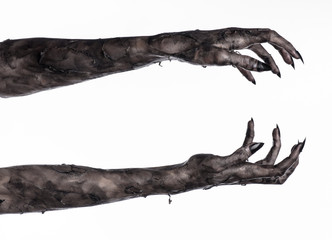 black hand of death, walking dead, zombie theme,  zombie hands