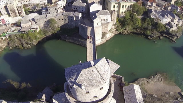 mostar old bridge, tourist destination in bosnia and herzegovina