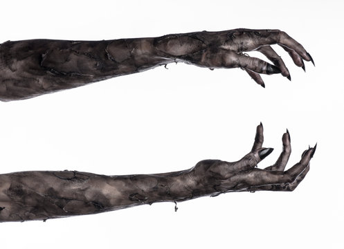 black hand of death, walking dead, zombie theme,  zombie hands