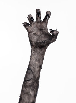 black hand of death, walking dead, zombie theme,  zombie hands
