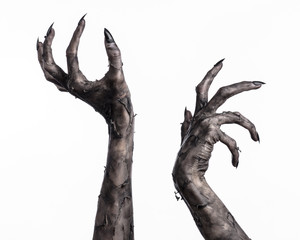 black hand of death, walking dead, zombie theme,  zombie hands - 83549185