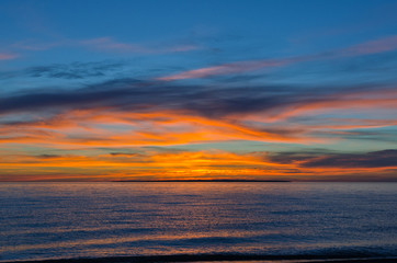 Colorful sunset