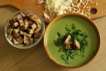 Broccoli cream soup
