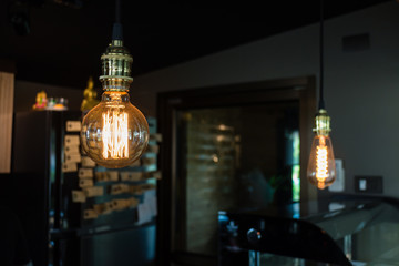Obraz premium Old bulbs with many dust