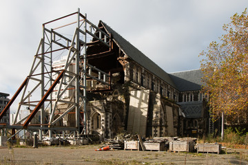 Christchurch Cathedral demolished by earthquake in February 2010