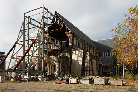 Christchurch Cathedral Demolished By Earthquake In February 2010