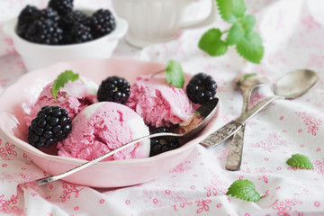 ice cream in a bowl