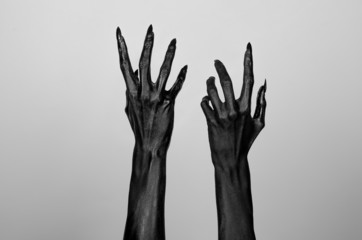 Black hand of death