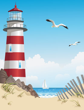 Summer Lighthouse