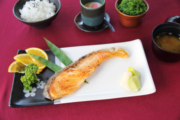 salmon teriyaki