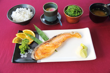 salmon teriyaki