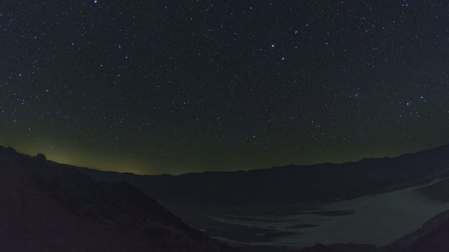Death Valley Badwater Basin Night Sky Timelapse