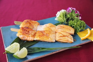 salmon teriyaki