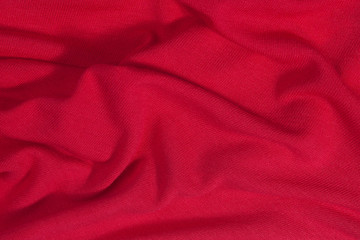 Red cotton fabric