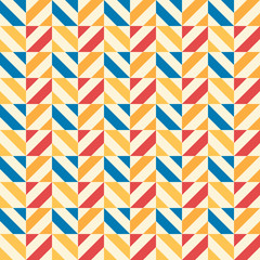 Retro kid vector seamless pattern. Endless texture