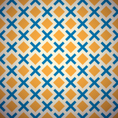 Retro kid vector seamless pattern. Endless texture