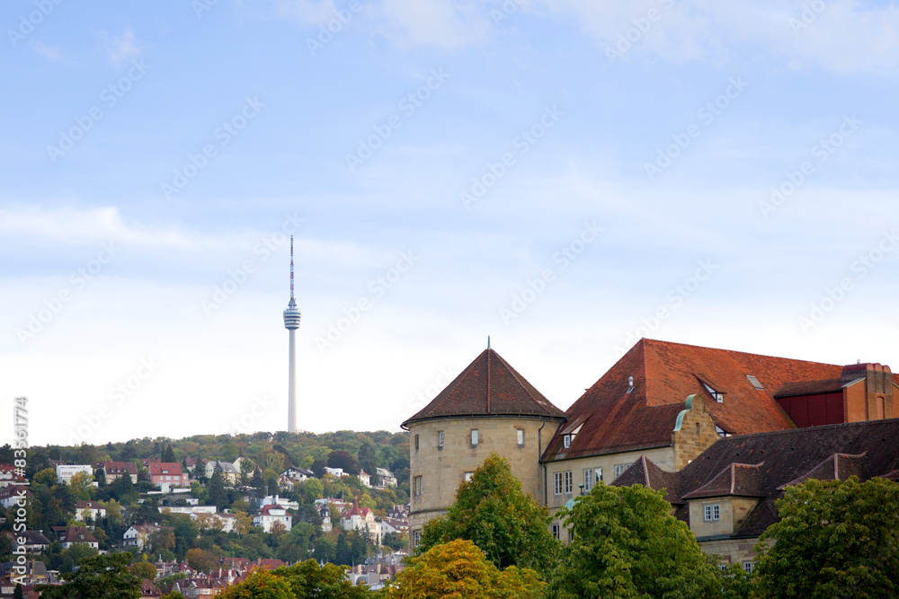 Sticker altes schloss - stuttgart