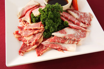 Raw beef