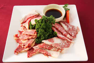 Raw beef