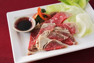 Raw beef