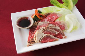Raw beef