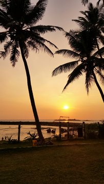 Sunset in Sri Lanka