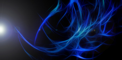 Abstract blue elegant background