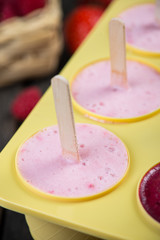 homemade summer fruit lolly pops