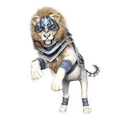 Fototapeta premium ライオンソルジャー