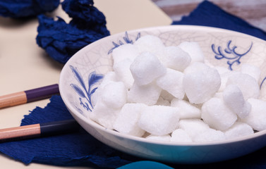 sugar in a bowl