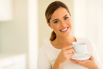 girl drinking coffee