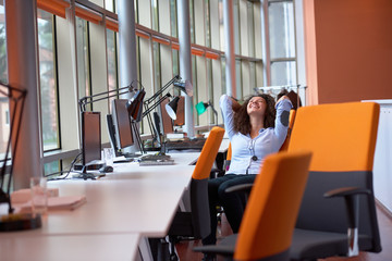 Modern business woman in the office