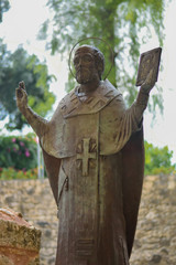 Photo of a statue of Nicholas The Wonderworker
