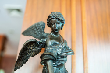 Statue angel ancient symbol old face