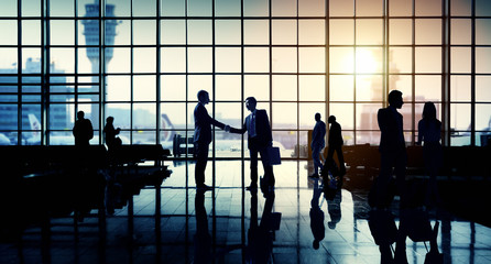 International Airport Business Travel Airport Terminal Concept