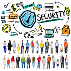 Security Shield Protection Privacy Network Concept